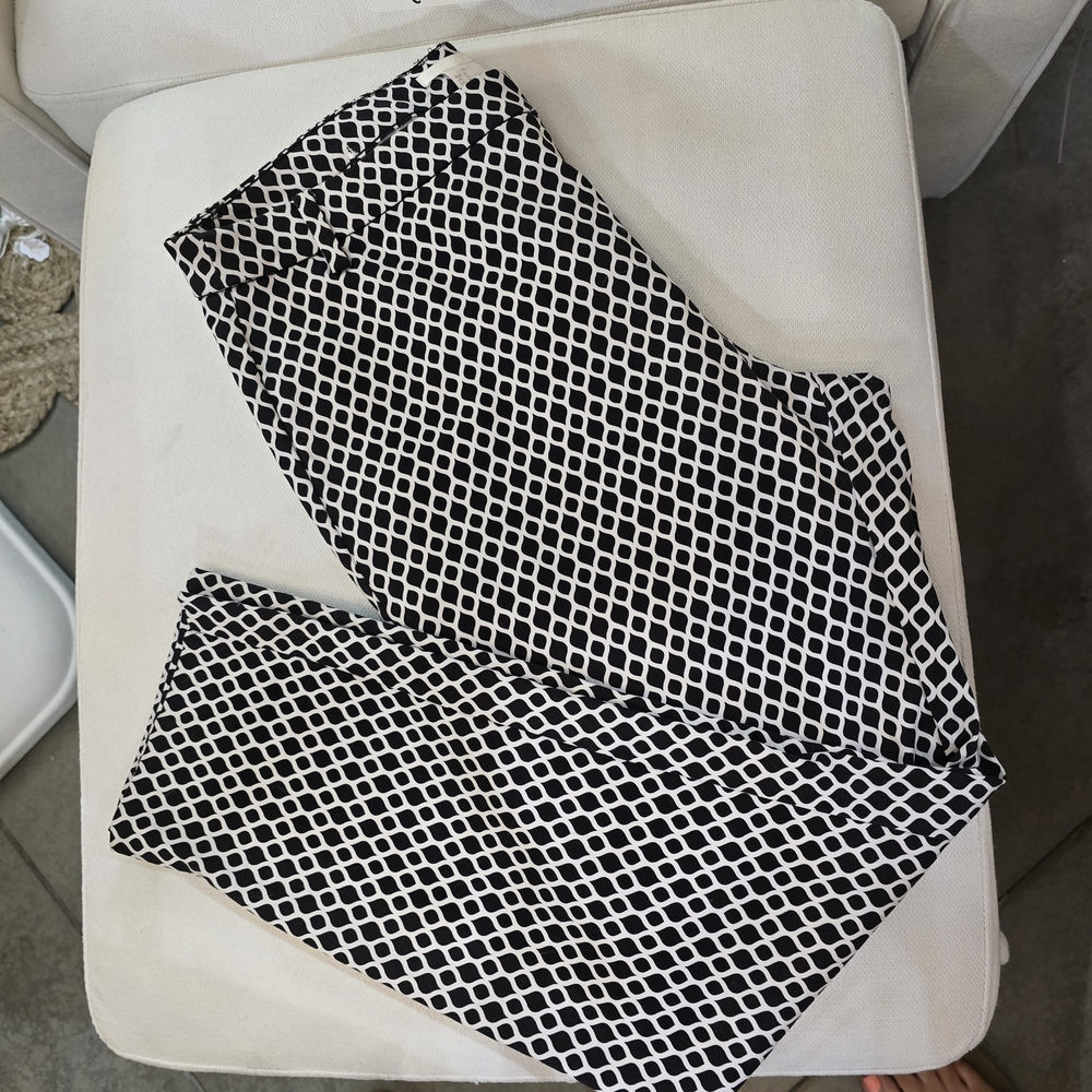 H&M Monochrome Patterned Pants